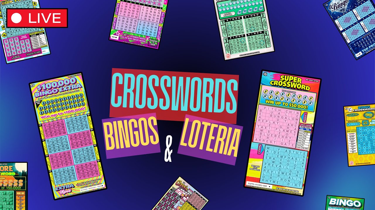 CROSSWORD, BINGO, & LOTERIA SCRATCH OFF LOTTERY TICKETS FROM MULTIPLE STATES