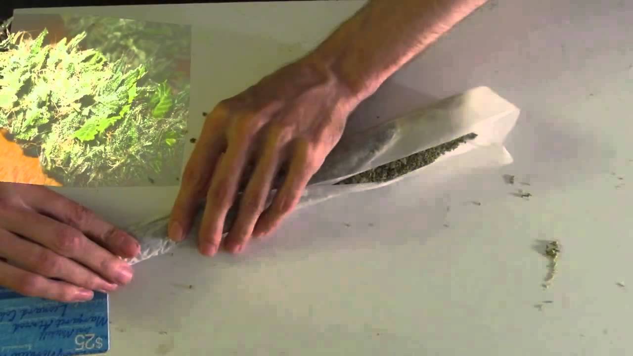 Rolling a One Ounce Joint! One fully stuffed cannon!