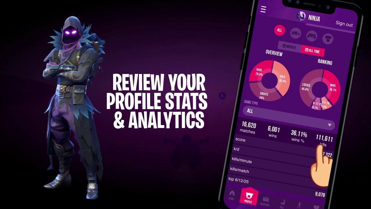 Fortnite &ndash; Stats, Tools, Maps, Items, Stickers & News