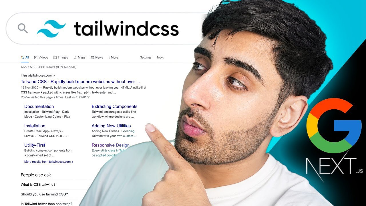 🔴 Let's build a Search Engine Clone with Tailwind CSS & NEXT.JS! (Responsive, SSR React, Pagination)