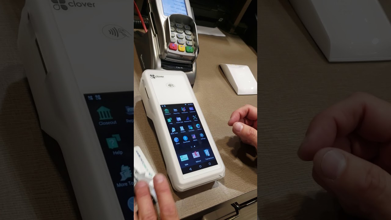 How to use Clover Flex 2019 wireless debit/credit machine