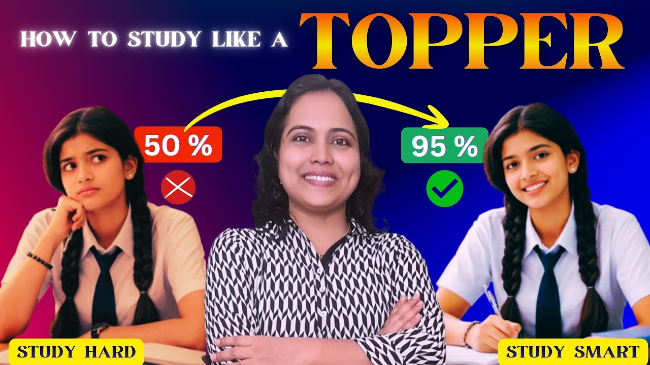 How TOPPERS Study Before Exams (SECRET Revealed!) | Toppers Don’t Study Hard…They Study SMART