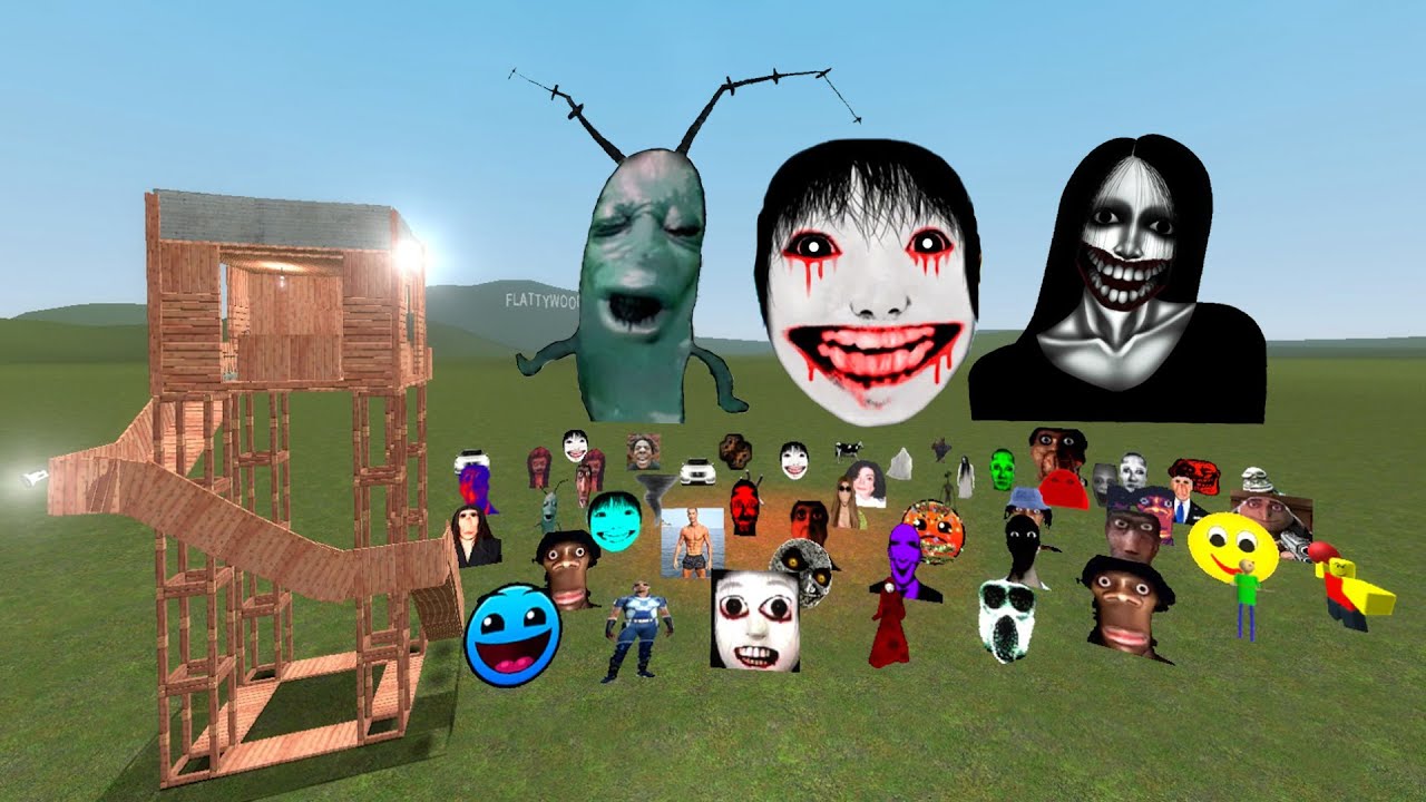 Too Much Nextbots Vs Towers in Garry's Mod