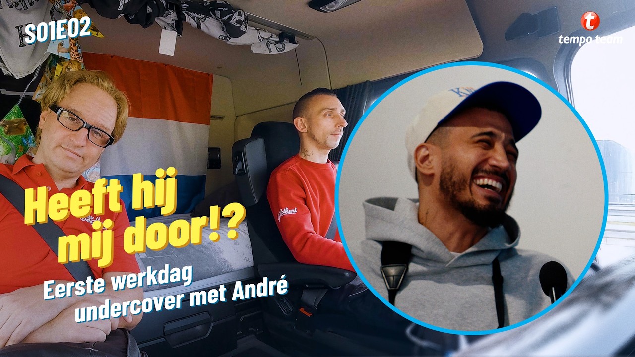 Tempo-Team Eerste werkdag undercover| S01E02 | Vrachtwagenchauffeur in opleiding