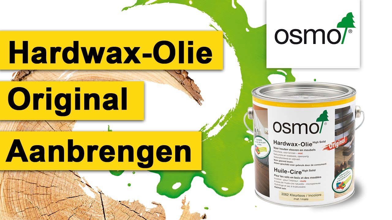 Osmo Hardwax Olie Original Aanbrengen | Houten vloer beschermen tegen o.a. water, koffie en wijn
