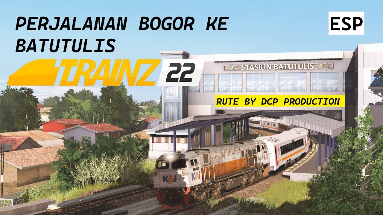 JALAN - JALAN KE STASIUN BATUTULIS DARI BOGOR | TRAINZ SIMULATOR INDONESIA