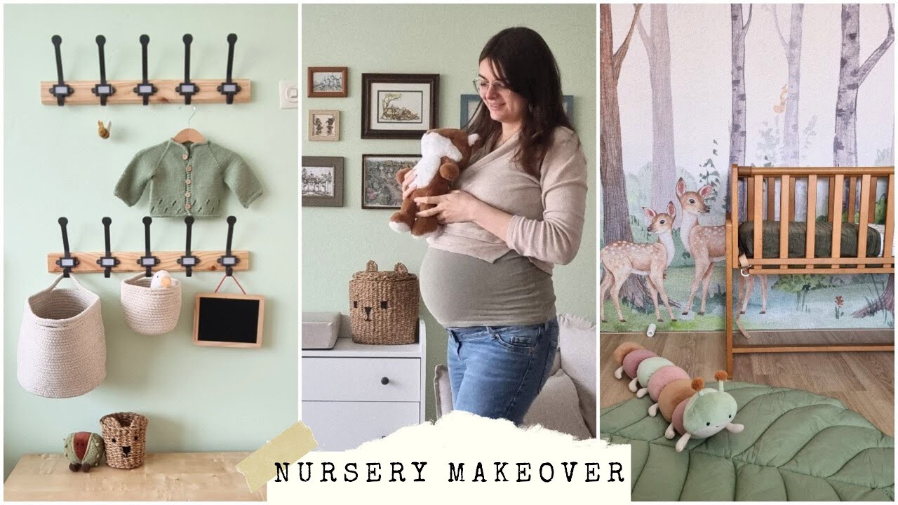 Nursery Makeover 🌳🦔 Woodland Fairytale Baby Boy Nursery ✨ Start to Finish