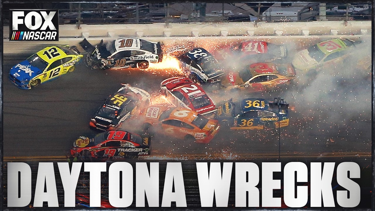 All-Time Daytona 500 Wrecks 💥 NASCAR on FOX
