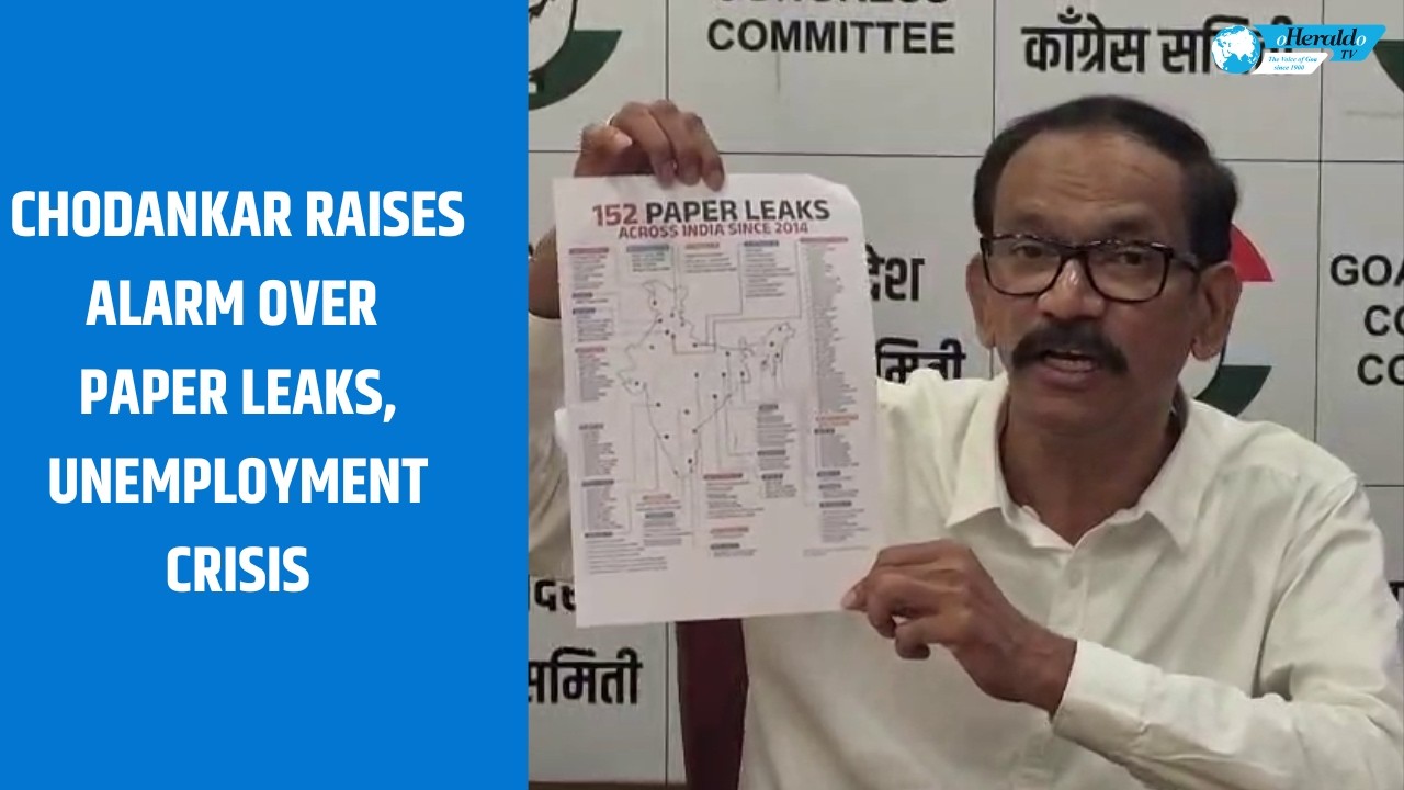 Chodankar Raises Alarm Over Paper Leaks, Unemployment Crisis