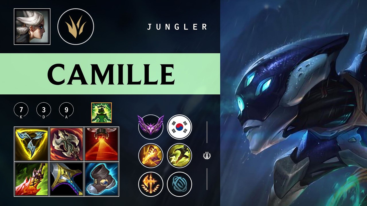 Camille Jungle vs Lee Sin - KR Master Patch 26.06