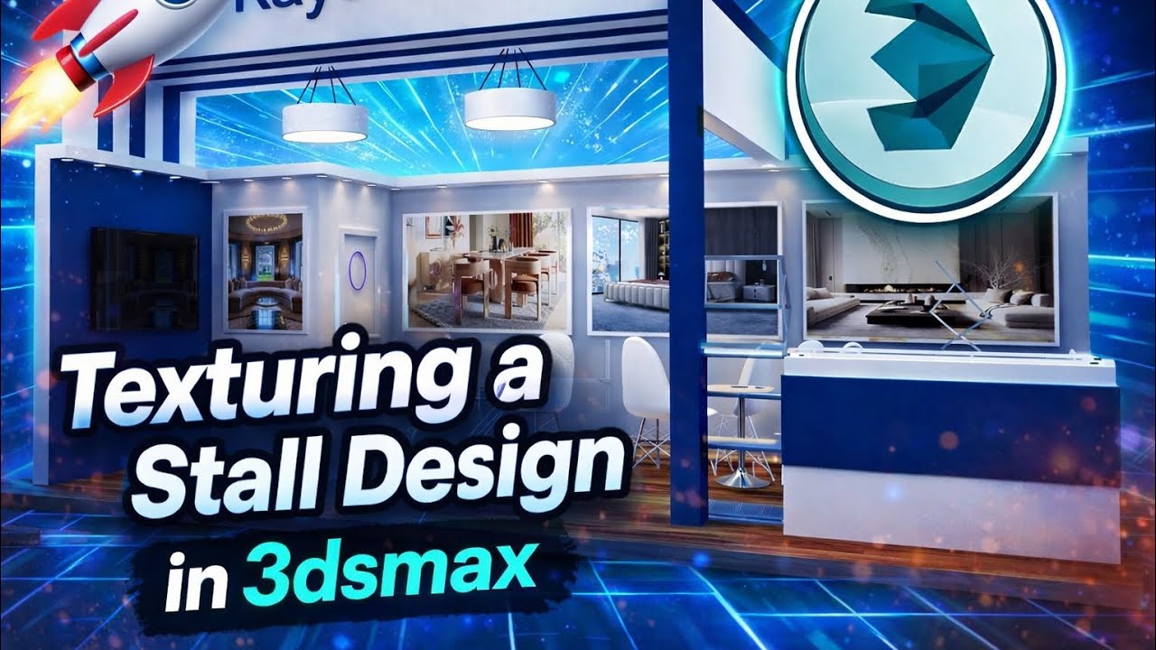 How To Texture An Exhibition Stall In 3DsMax