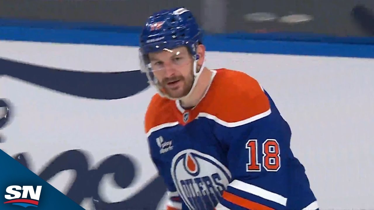 Zach Hyman Roofs Oilers' Fourth Goal Off Beauty Feed From Ryan Nugent-Hopkins