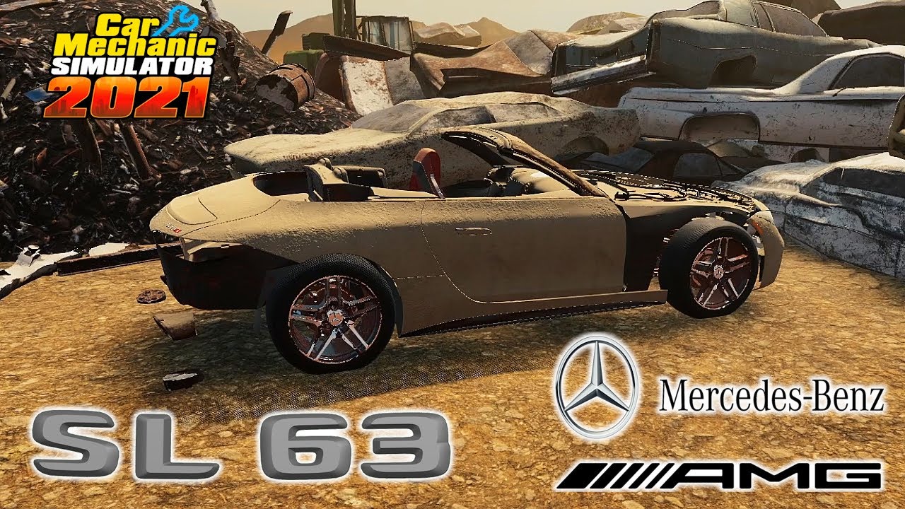 Mercedes-benz SL63 Restoration - Car Mechanic Simulator 2021 - Drag Racing DLC