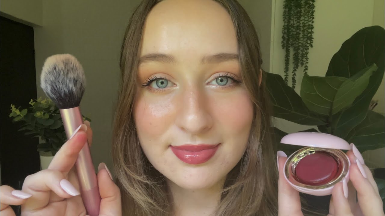 doing my updated makeup + announcement 🎉 (asmr)