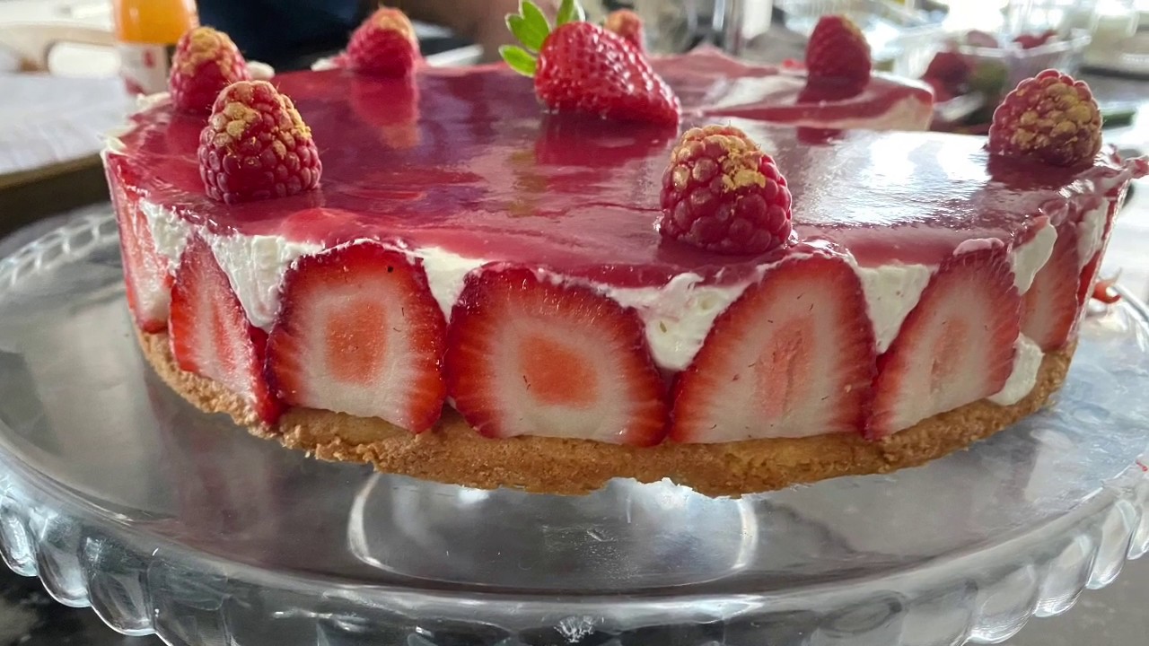 Gâteau Aux Fraises Cétogène