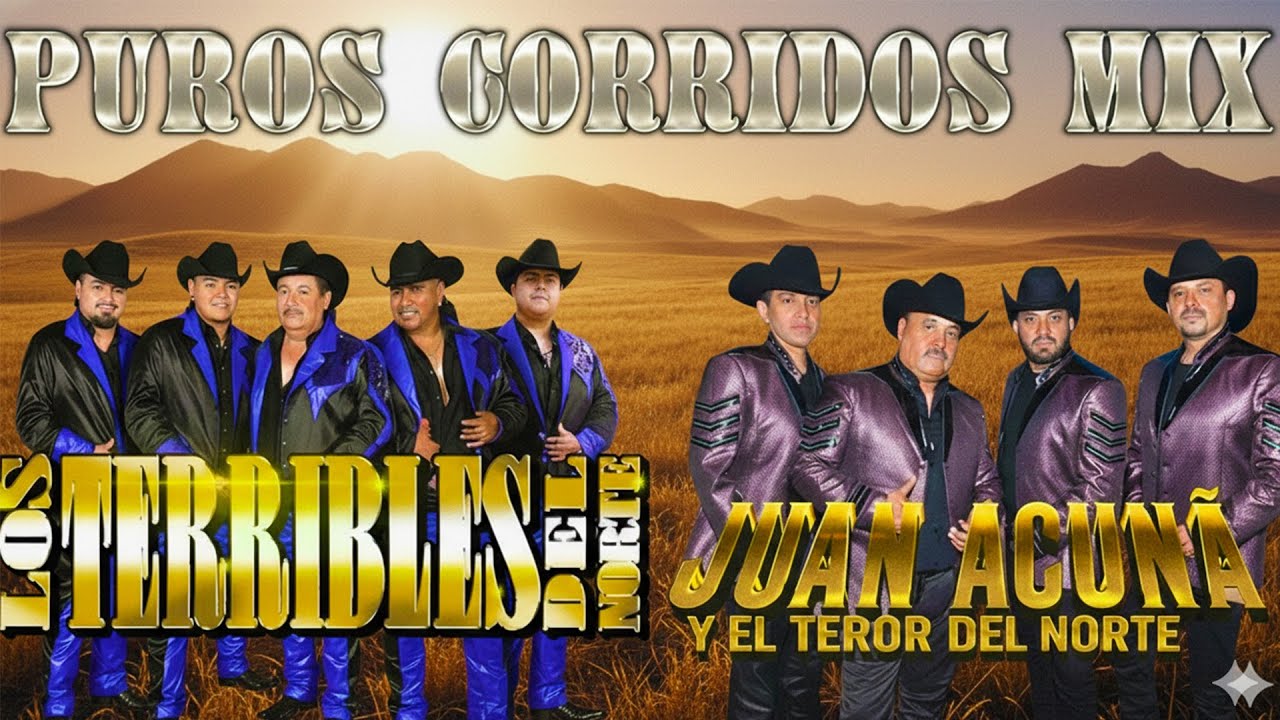 Los Terribles Del Norte VS Juan Acuña y El Terror Del Norte - Puros Corridos Mix 2025