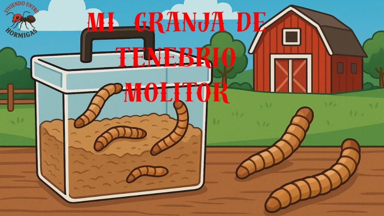 GRANJA DE TENEBRIOS | MIS HORMIGAS QUIEREN MAS PROTEINA