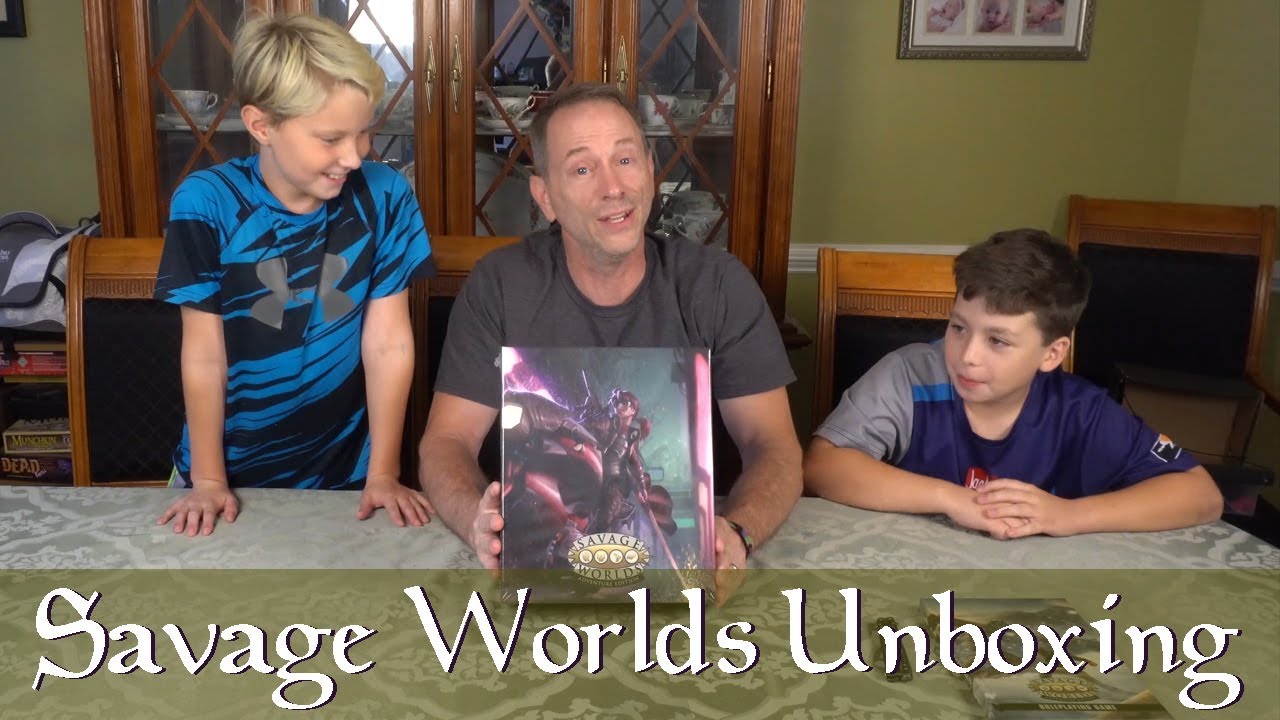 Savage Worlds Adventure Edition Essentials Box Unboxing