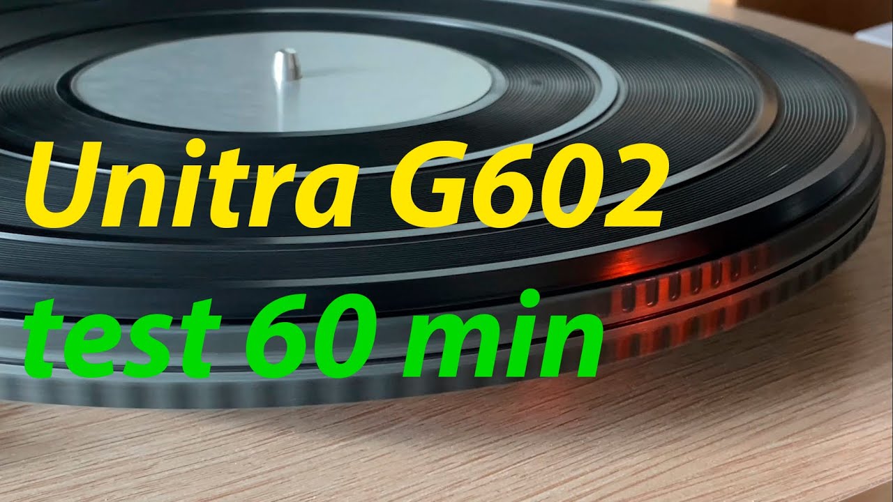 Как держит скорость Unitra G602 или Вега 106 и 109 - Качание стробов и диск от Technics