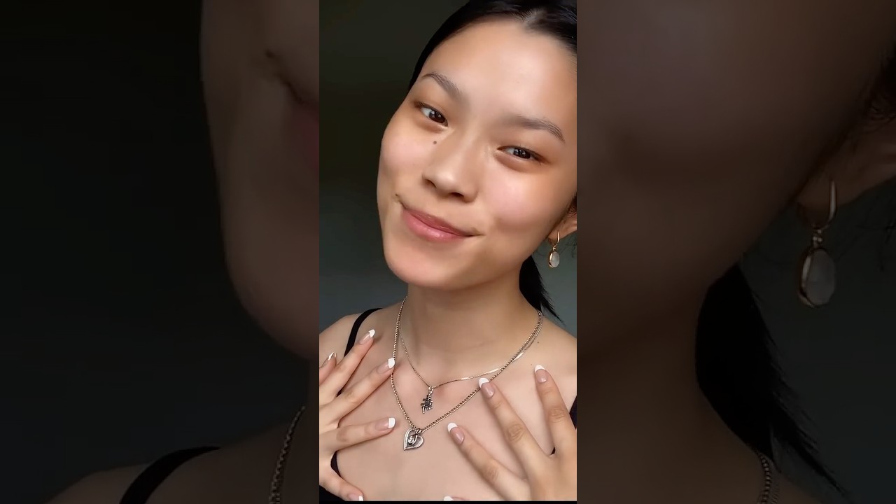 clean girl makeup tutorial with no foundation ✨🌷