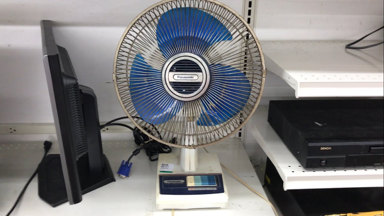 Panasonic table fan (quick test)