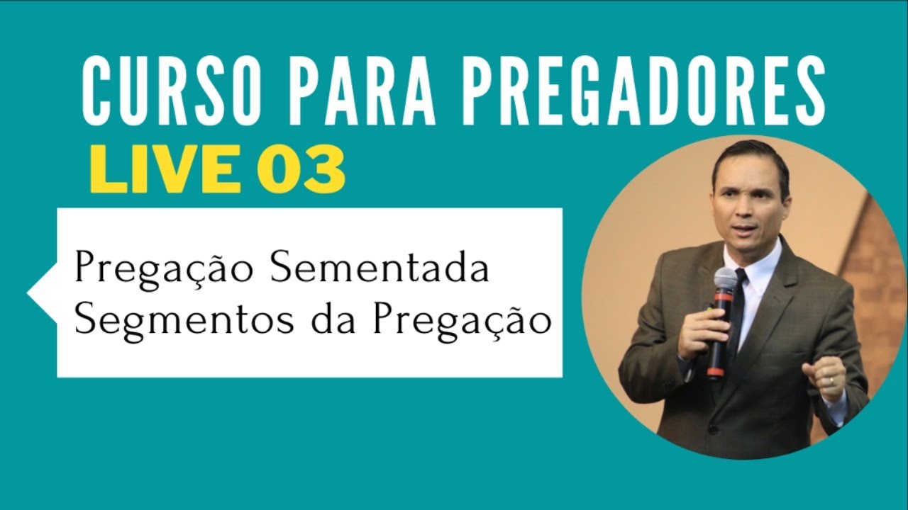 LIVE: CURSO PARA PREGADORES (Aula 3) / PR. ARILTON