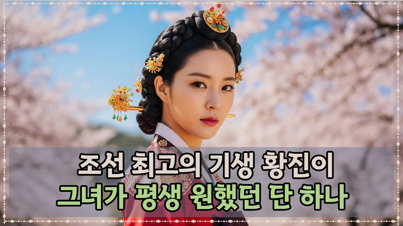 시조 한 수로 왕족을 무릎 꿇린 여자, 그녀가 평생 원했던 단 하나 | 황진이 실화