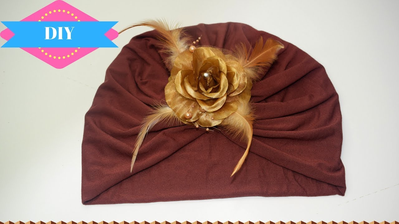 Como hacer un gorro turbante a tu medida Fácil y Rápido. 💖 | Margari