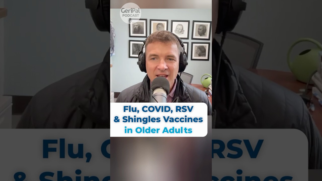 Vaccines for older adults during respiratory virus season. #medicine #medical #aging #health