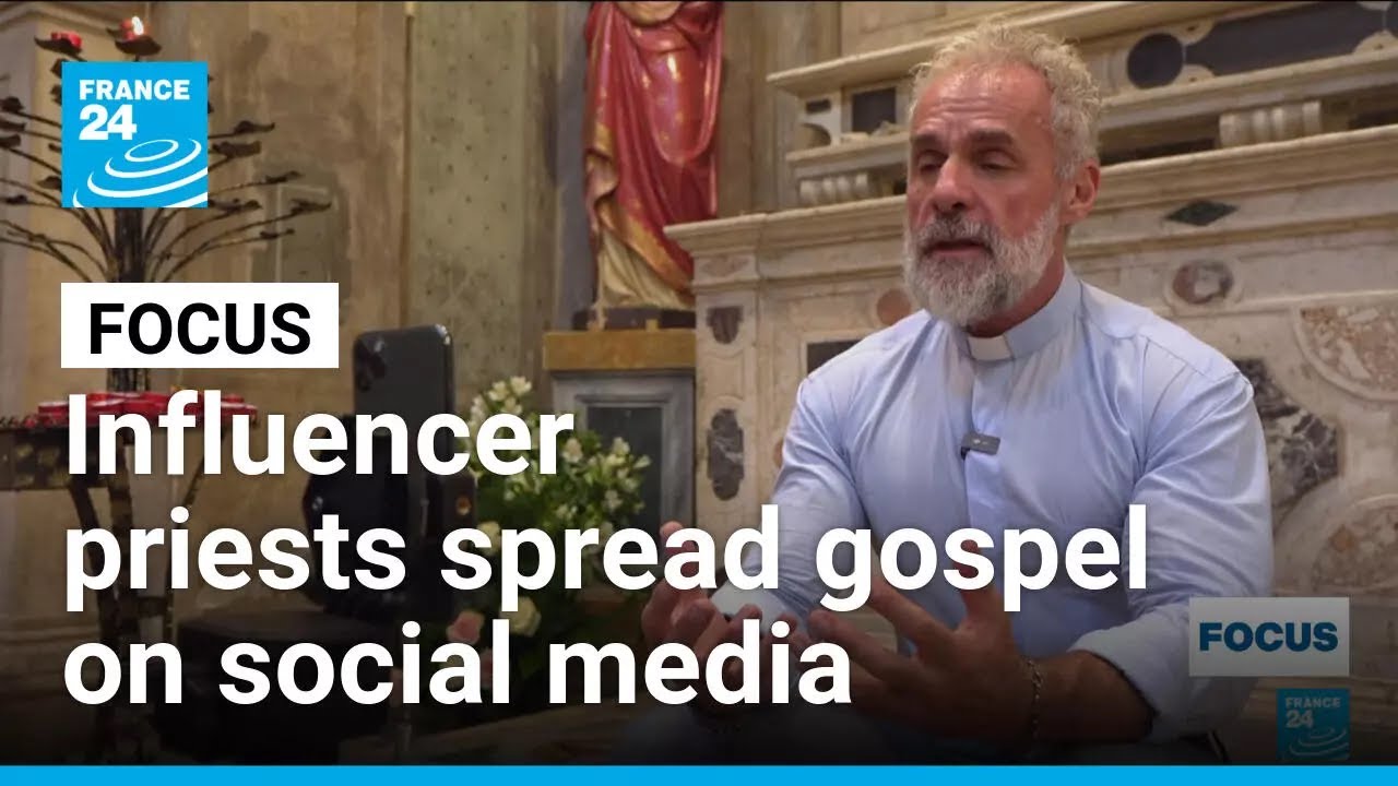 Vatican goes digital as influencer priests&nbsp;spread gospel on social media &bull; FRANCE 24 English