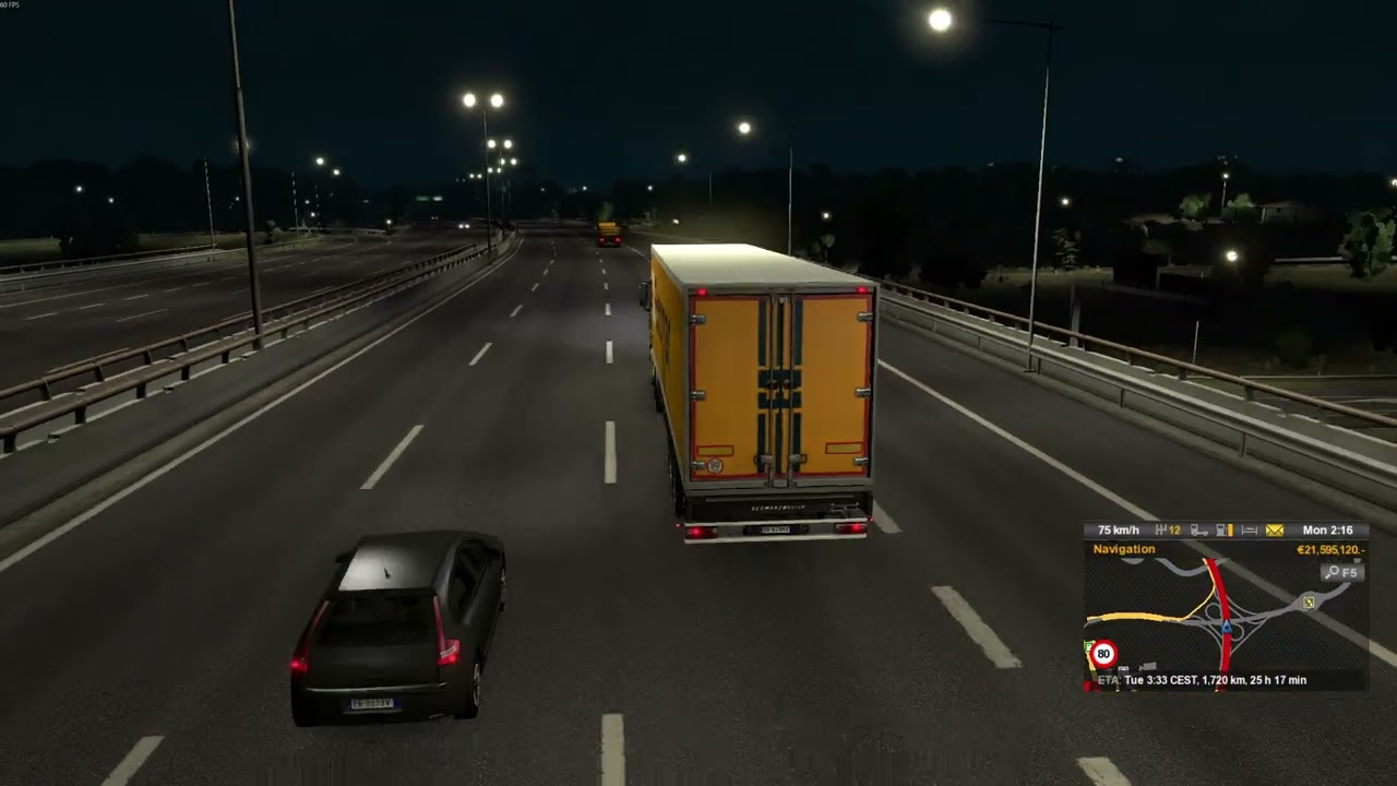 Rome - Amsterdam; European Route E35 Dedication Drive Northbound - Euro Truck Simulator 2 1.31
