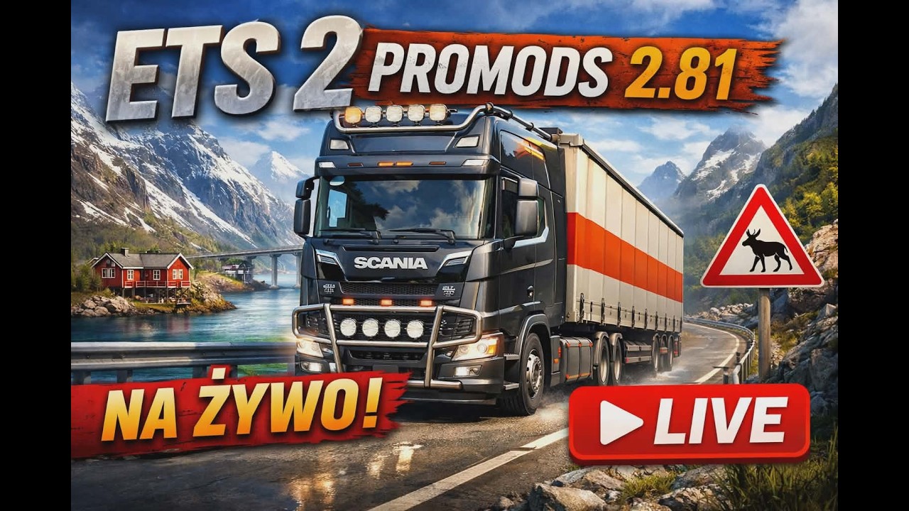 Euro Truck Simulator 2 - Live #129 Promods 2.81