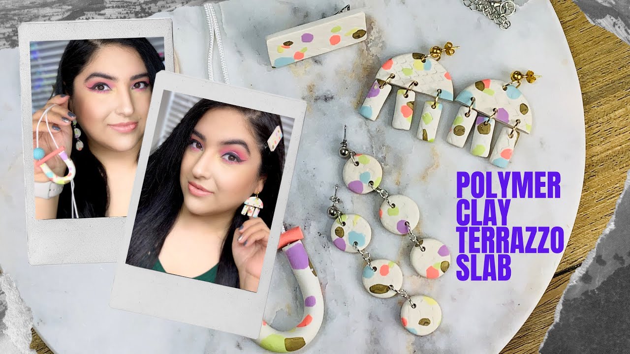 How To Make Polymer Clay Slab - Accesorios en Arcilla Polimerica para Verano
