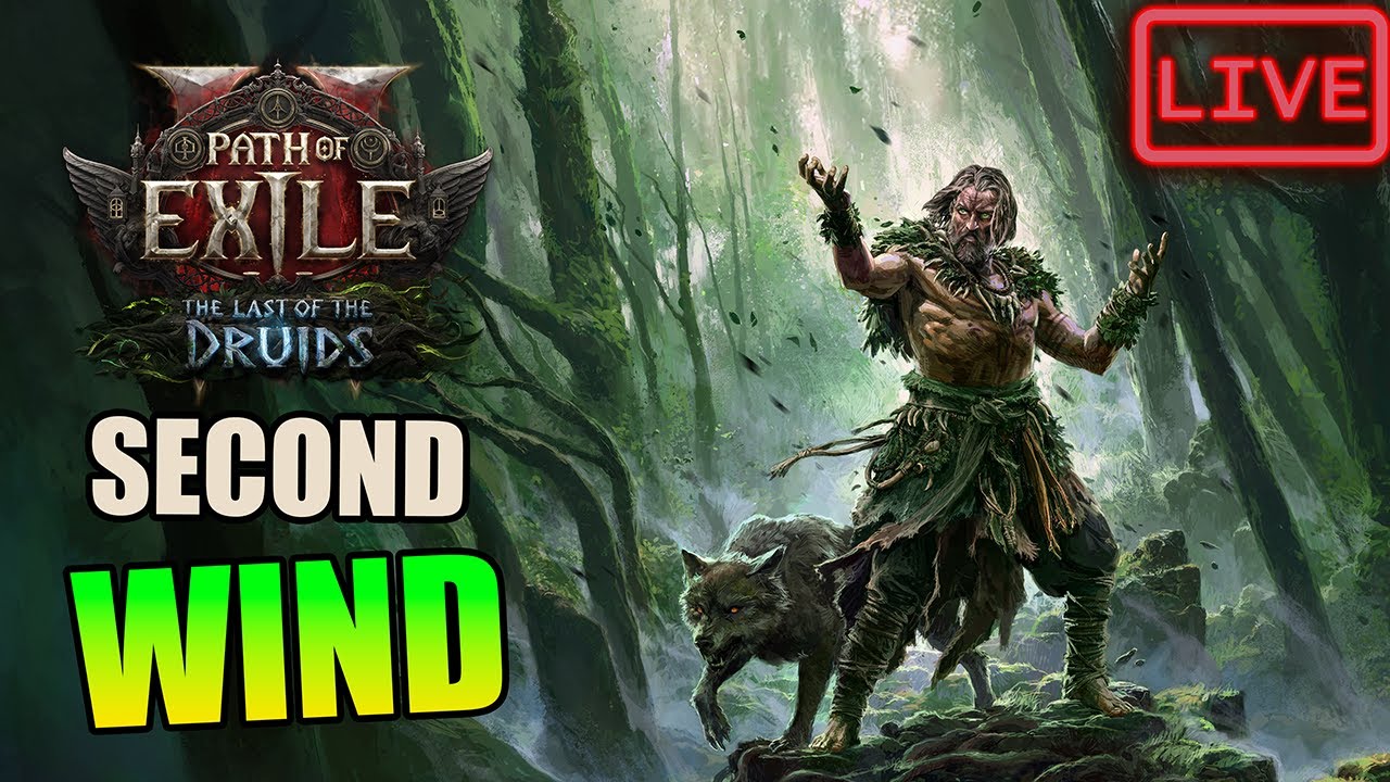Grinding up our Druid! Path of Exile 2 Second Wind