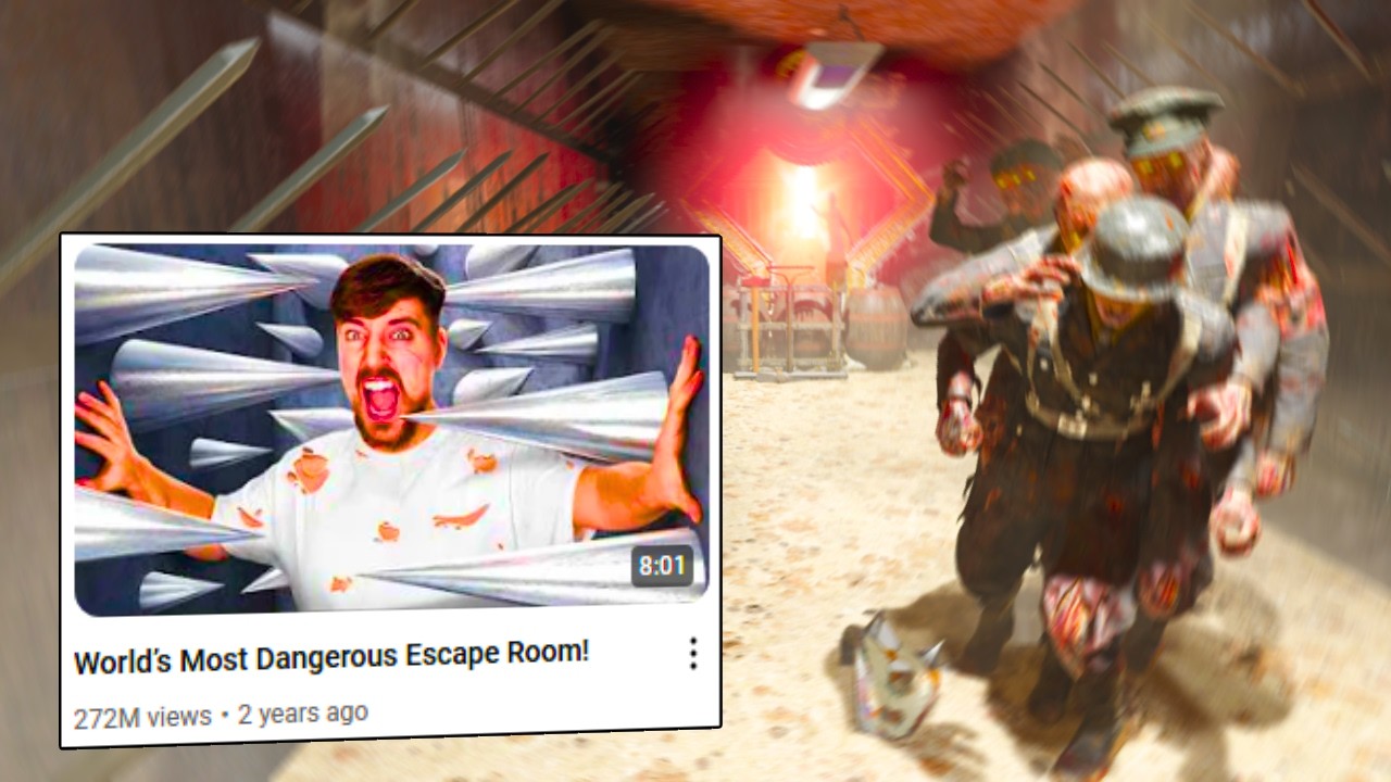 MrBeast встречает Cod Zombies...