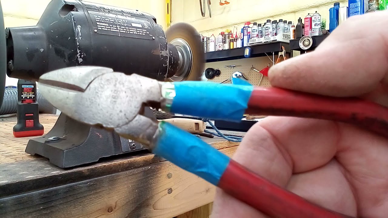 Plier restoration, refurbish.
