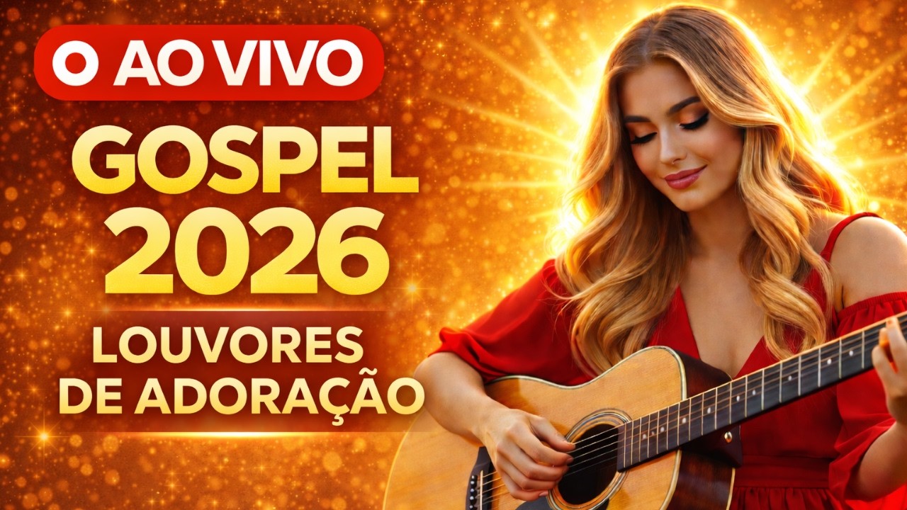 🔴 AO VIVO AGORA | Louvores de Adoração 2026 🙏 Gospel Que Toca a Alma
