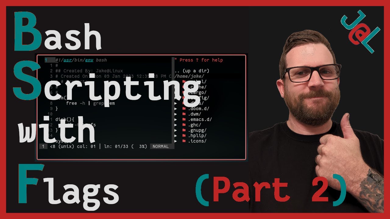 Part 2 of my bash scripting series on Flags or options