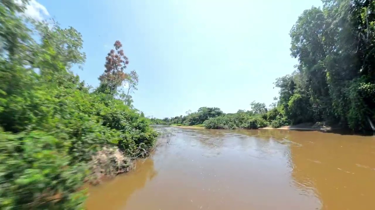 Sobre as Águas do Rio Cabixi - Limite entre Mato Grosso e Rondônia | Beleza selvagem da Amazônia.