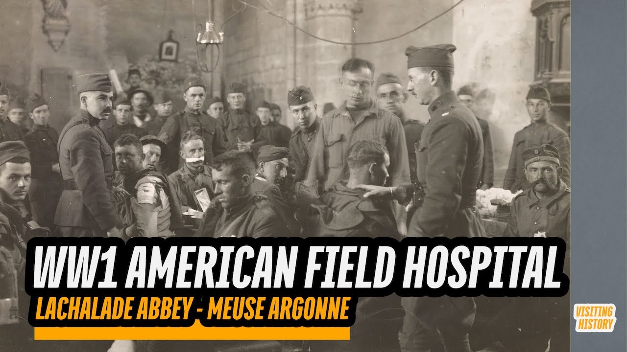 Medieval French Church Turned WW1 American Field Hospital: Lachalade Abbey