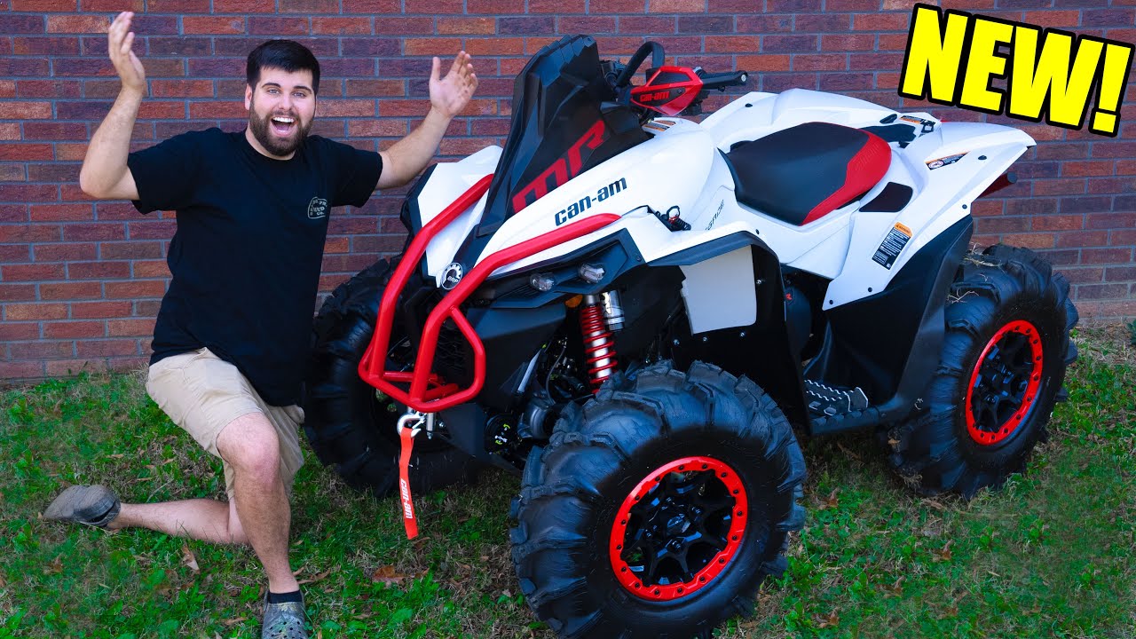 Buying a CUSTOM Can-Am RENEGADE! *NEW MUD FOUR-WHEELER*