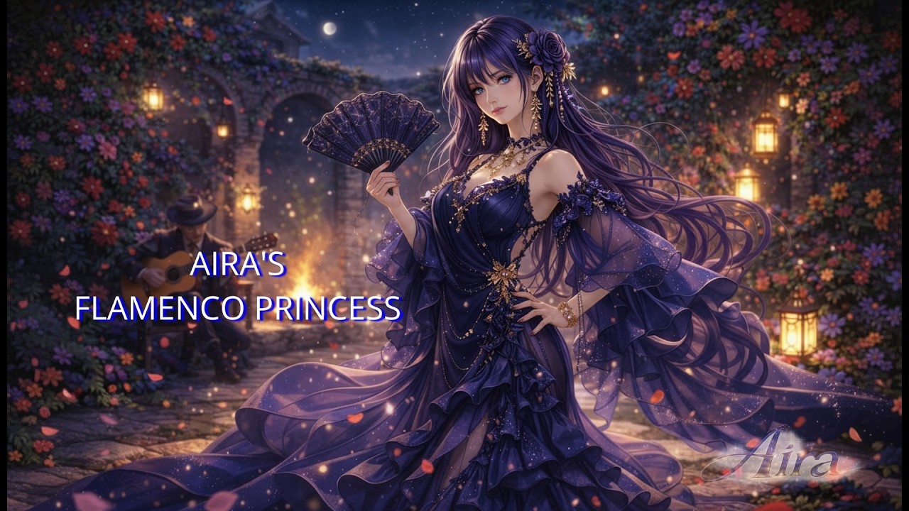 AIRA'S Flamenco Princess | A Moonlit Dance of Passion and Elegance