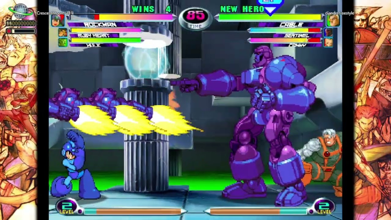 [Marvel vs Capcom 2]マブカプ２Steam対戦60[mvc2]