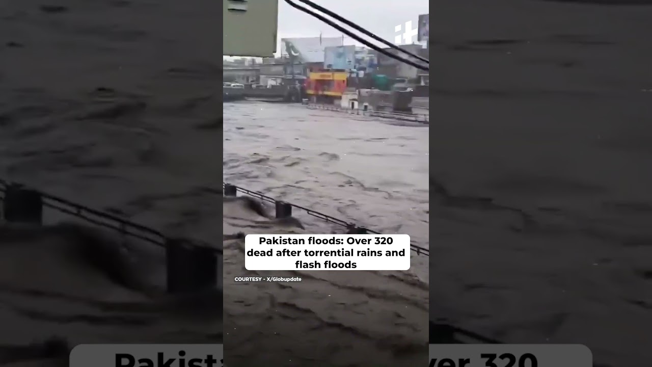 Pakistan floods: Over 320 dead after torrential rains and flash floods