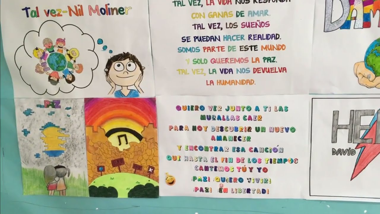 Música y Paz. Actividad del Día de la paz 2022 del Colegio Jesús Maestro de Ponferrada