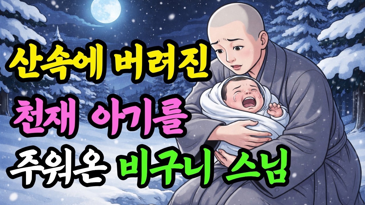 [도담야담] 산속에 버려진 천재 아기를 주워온 비구니 스님  ㅣ민담 ㅣ야담 ㅣ설화 ㅣ옛날이야기 ㅣ 오디오북
