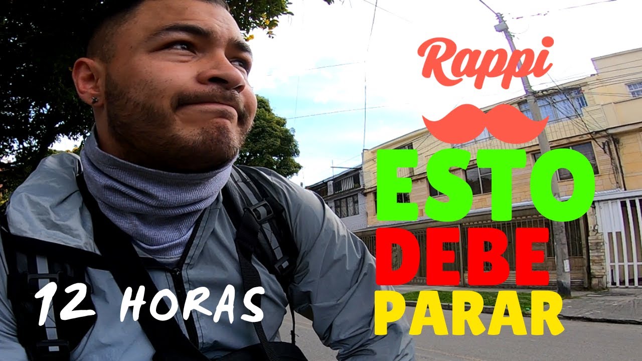 TRABAJANDO 12 HORAS CON RAPPI - SOY RAPPI ( ES INJUSTO)