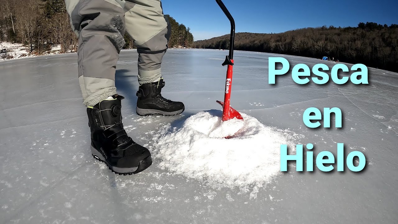 como se pesca en hielo