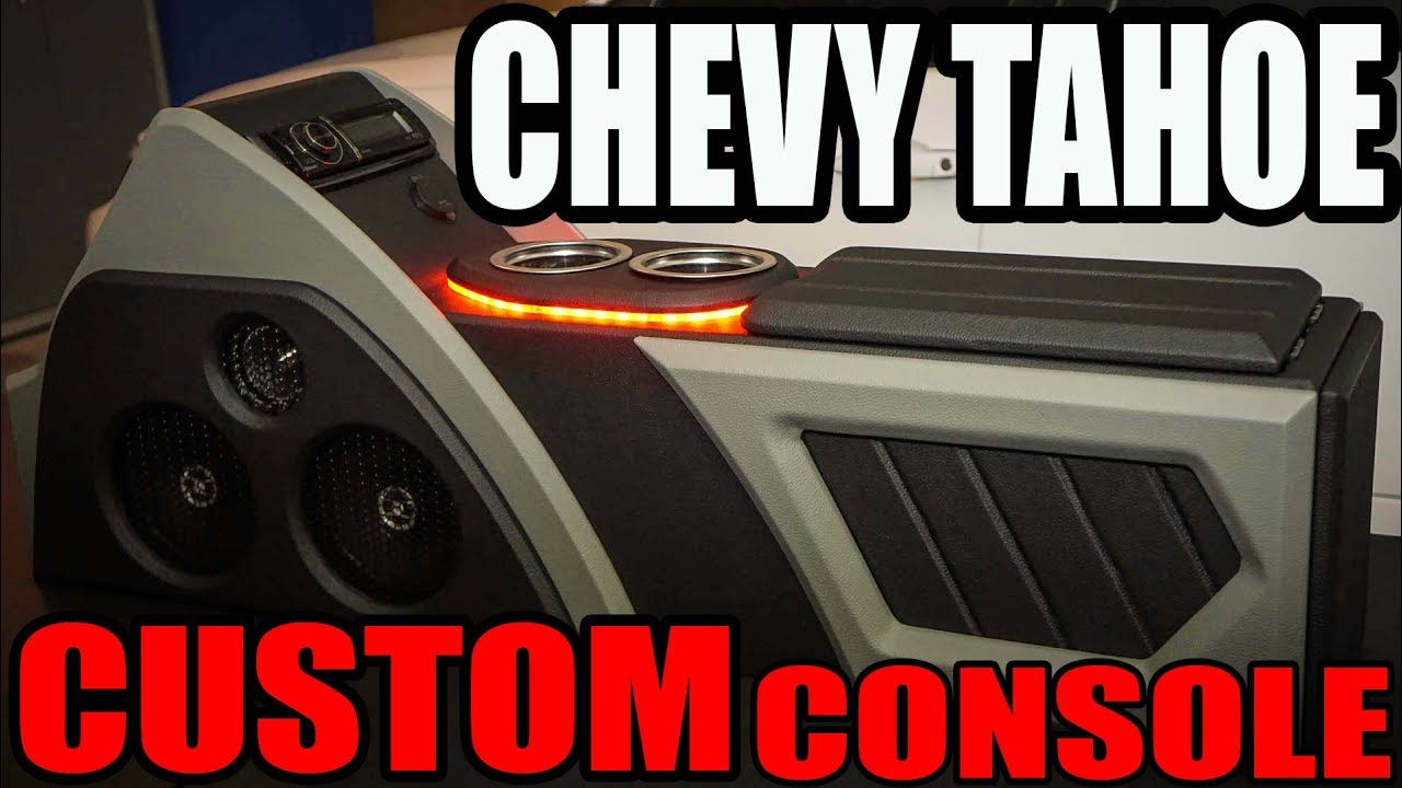 CHEVY TAHOE FULL CUSTOM CENTER CONSOLE FULL BUILD VIDEO FEATURING SKAR AUDIO
