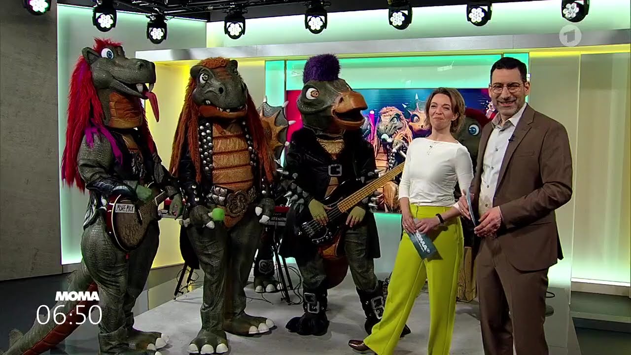 Heavysaurus &bdquo;live&ldquo; in MoMa - ZDF Morgenmagazin - 14. Januar 2026